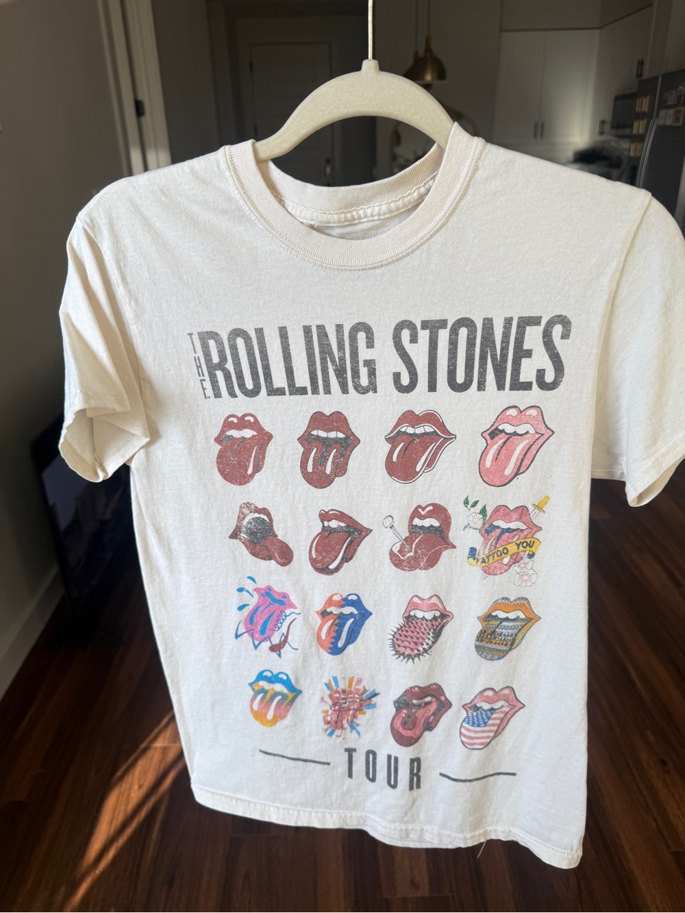 The Rolling Stones Cream Graphic Tour T‑Shirt